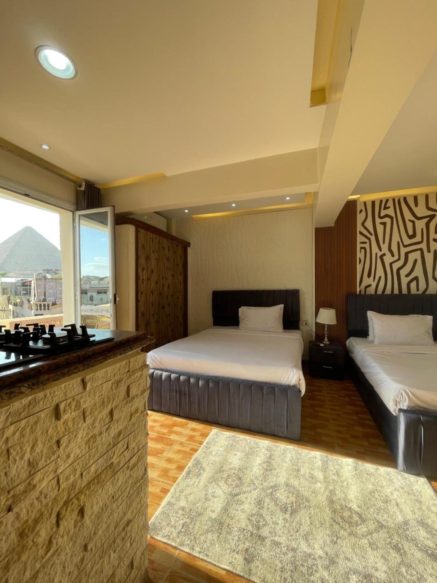 Cheops Pyramids Inn Kafret el-Gabal Exterior foto
